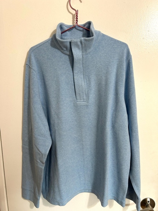 Vineyard Vines Other - NWT Men’s Vineyard Vines Jake Blue Calm Water Quarter Zip Pullover, Large